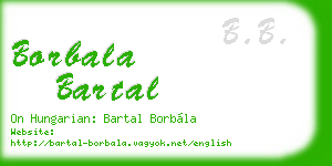 borbala bartal business card